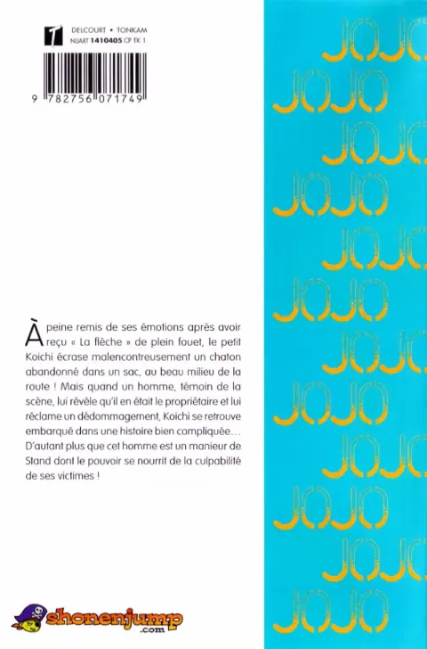 Verso de l'album Jojo's Bizarre Adventure - Diamond is unbreakable 3