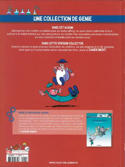 Verso de l'album La Collection Léonard Tome 5 Génie à toute heure