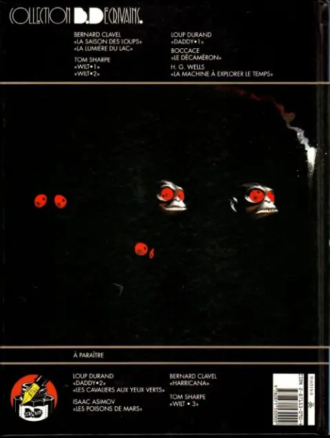 Verso de l'album La Machine à explorer le temps