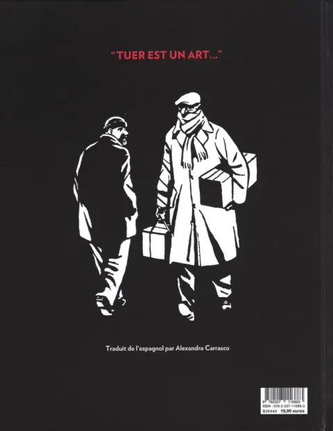Verso de l'album Moi, assassin