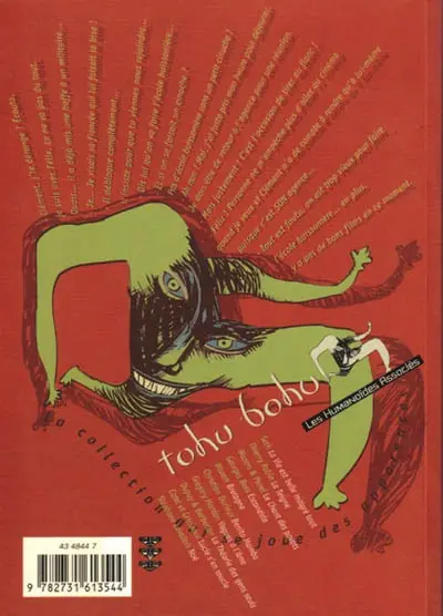Verso de l'album Monsieur Jean La théorie des gens seuls
