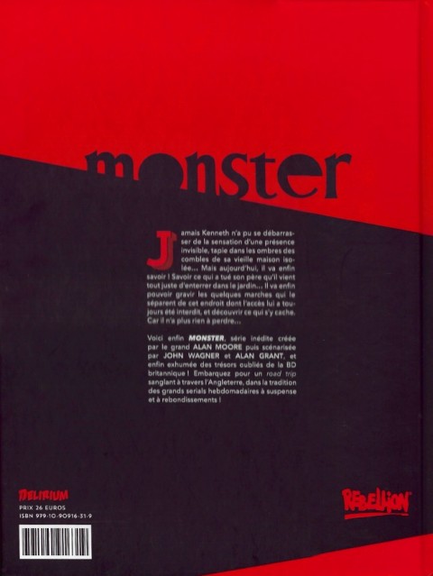 Verso de l'album Monster