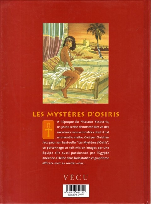 Verso de l'album Les Mystères d'Osiris Tome 1 L'arbre de vie