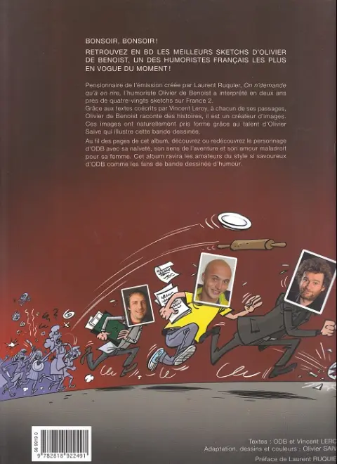 Verso de l'album Olivier de Benoist Tome 1 Le dernier rempart face à la dictature des femmes