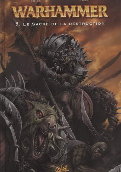 Couverture de l'album Warhammer 5 Le Sacre de la destruction