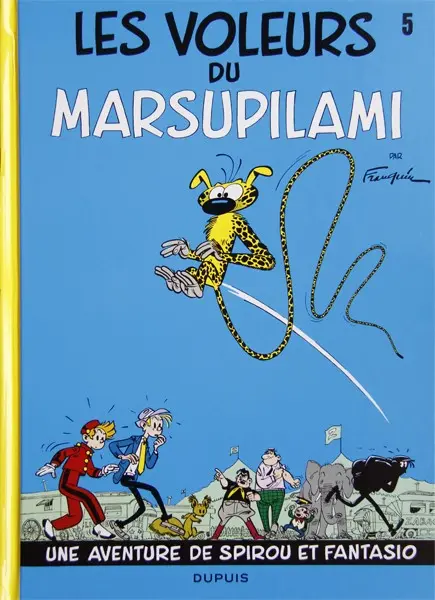 Couverture de l'album Spirou et Fantasio Tome 5 Les voleurs du Marsupilami