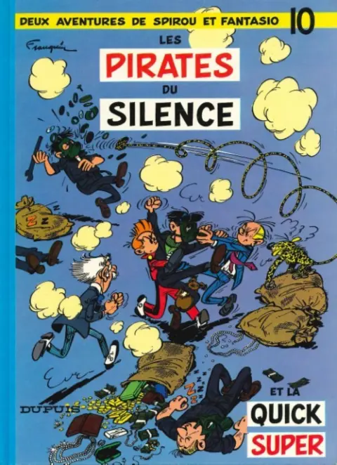 Couverture de l'album Spirou et Fantasio Tome 10 Les pirates du silence