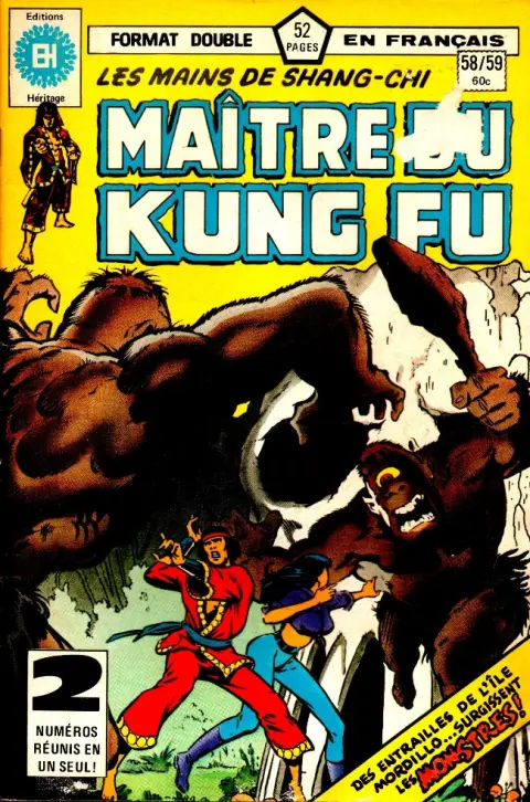 Les Mains de Shang-Chi, maître du Kung-Fu N° 58/59 Traîtres à la couronne