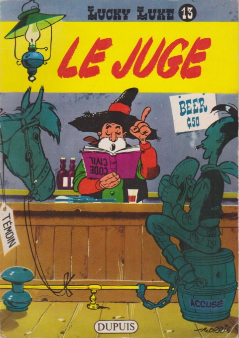 Couverture de l'album Lucky Luke Tome 13 Le Juge