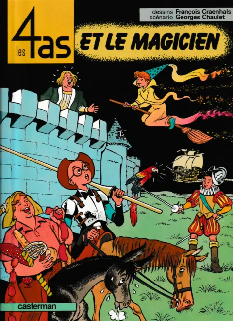 Couverture de l'album Les 4 as Tome 23 Les 4 as et le magicien