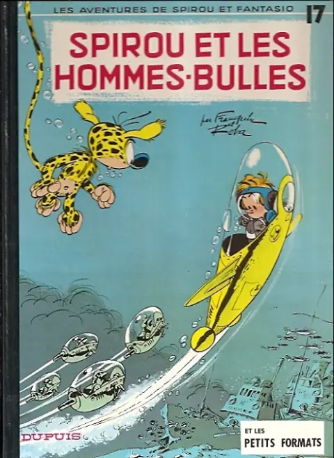 Couverture de l'album Spirou et Fantasio Tome 17 Spirou et les hommes-bulles