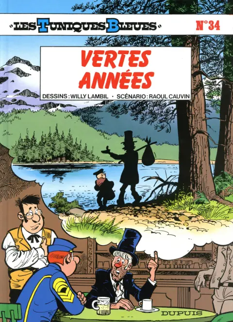 Couverture de l'album Les Tuniques Bleues Tome 34 Vertes années