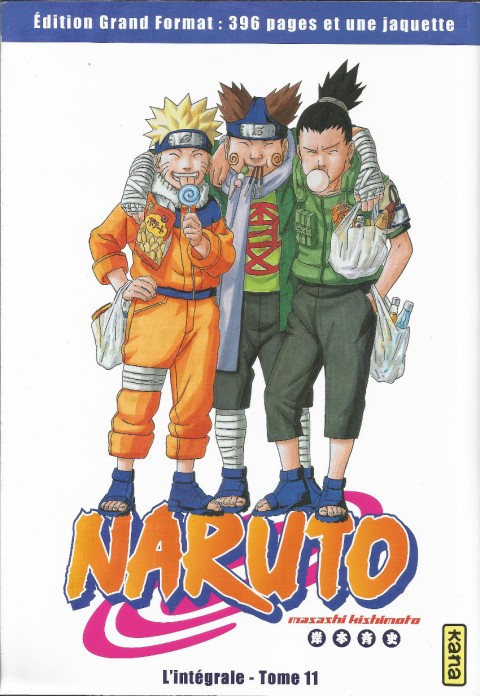 Couverture de l'album Naruto L'intégrale Tome 11