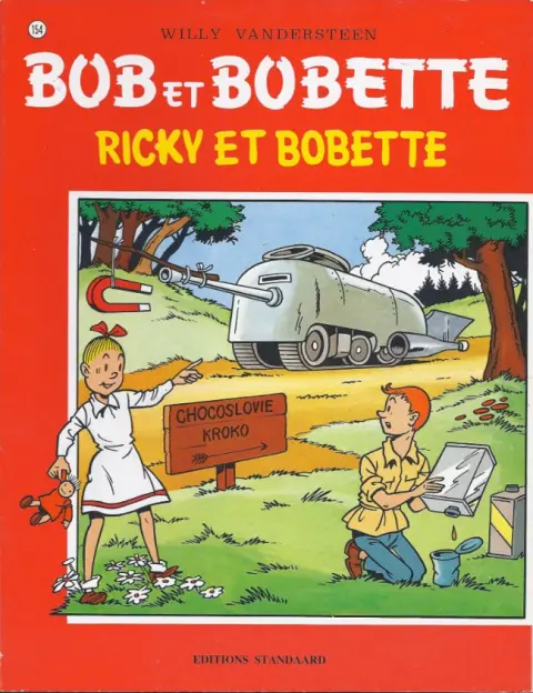 Couverture de l'album Bob et Bobette Tome 154 Ricky et Bobette