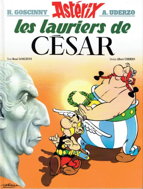 Couverture de l'album Astérix Tome 18 Les lauriers de César