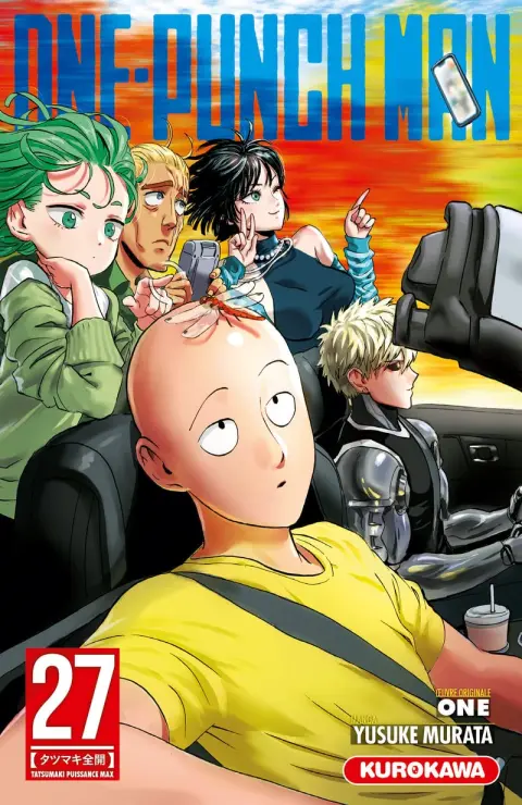 One-Punch Man 27 Tatsumaki puissance max