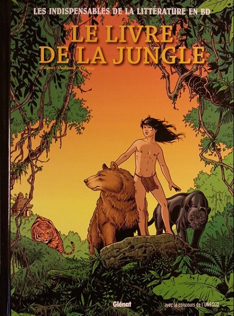 Couverture de l'album Les Indispensables de la Littérature en BD Tome 5 Le Livre de la jungle