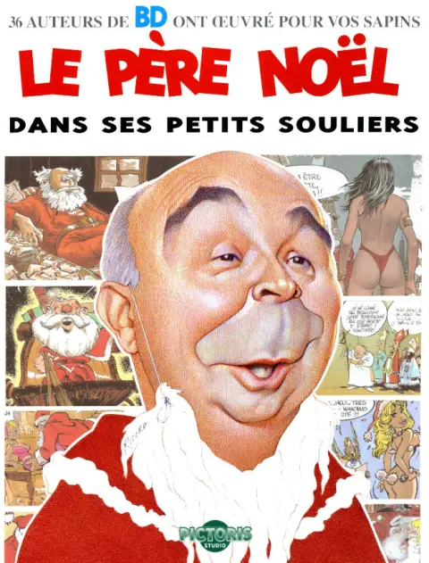 Le Père Noël dans ses petits souliers