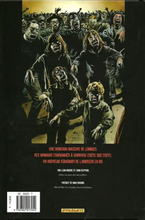 Verso de l'album Raise the dead Tome 1 Le Commencement de la fin