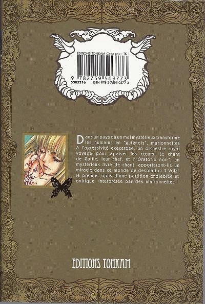 Verso de l'album The Royal Doll Orchestra Tome 1