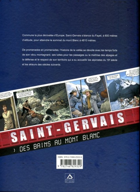 Verso de l'album Saint-Gervais Des bains au Mont-Blanc
