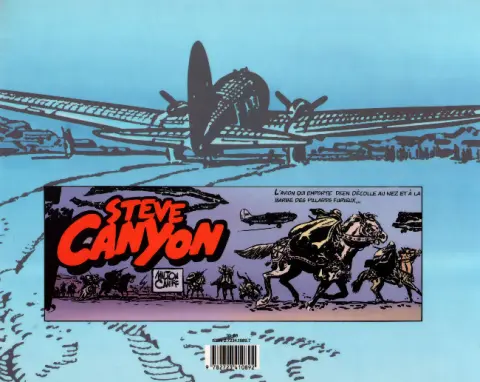 Verso de l'album Steve Canyon Glénat / Gilou Vol. 3 Sabotage médical - Lady IX
