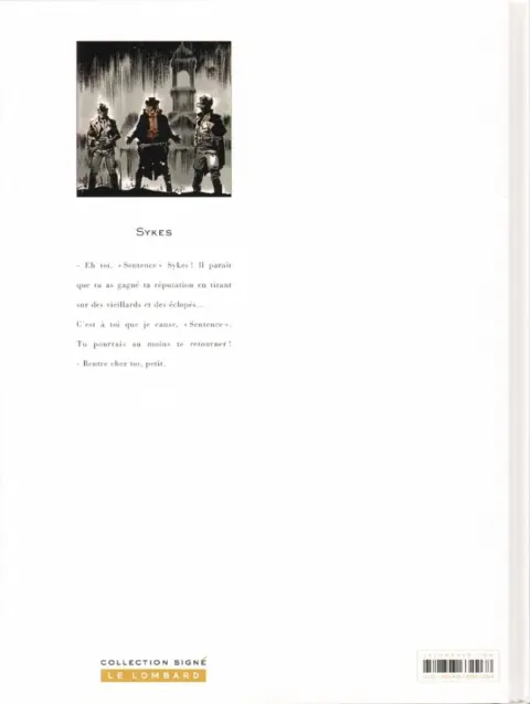 Verso de l'album Sykes