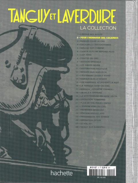 Verso de l'album Tanguy et Laverdure - La Collection Tome 2 Pour l'honneur des cocardes