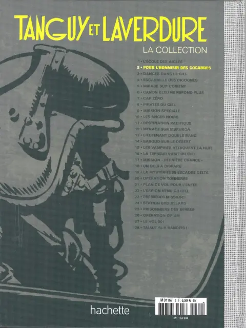Verso de l'album Tanguy et Laverdure - La Collection Tome 2 Pour l'honneur des cocardes