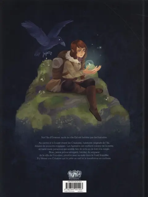 Verso de l'album Une histoire de l'île d'Errance Tome 1 Bran
