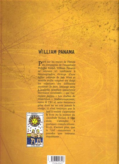 Verso de l'album William Panama Tome 3 Tempête sur Key West