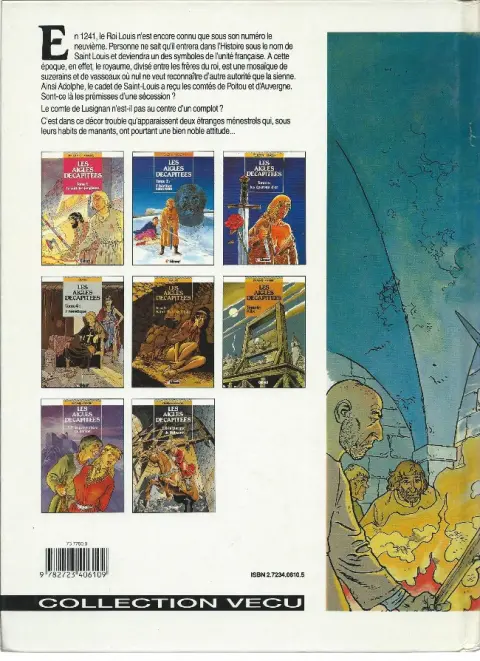 Verso de l'album Les Aigles décapitées Tome 1 la nuit des jongleurs