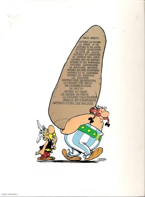 Verso de l'album Astérix Tome 3 Astérix et les Goths