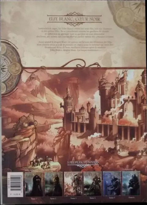 Verso de l'album Elfes Tome 3 Elfe blanc, cœur noir