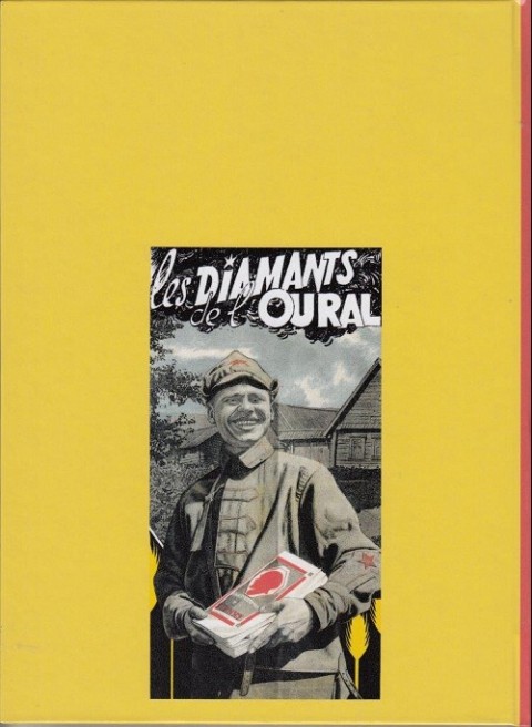 Verso de l'album Les Aventures biographiques du journal de Vaillant Les diamants de l'Oural