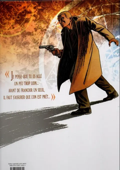 Verso de l'album Jason Brice Tome 1 Ce qui est écrit