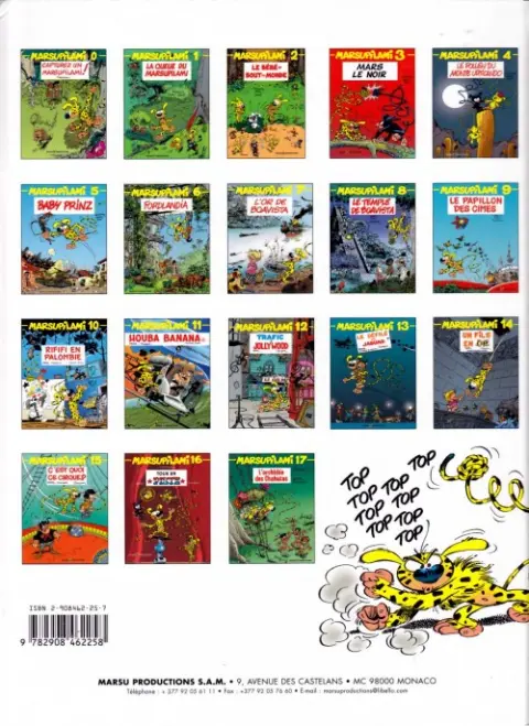 Verso de l'album Marsupilami Tome 6 Fordlandia