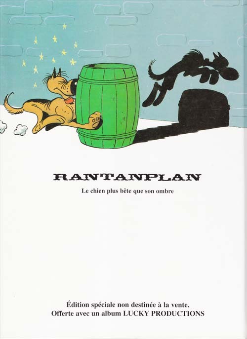 Verso de l'album Rantanplan Tome 4 Le clown