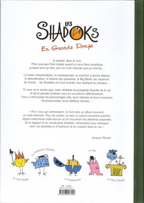 Verso de l'album Les Shadoks Tome 9 Les Shadoks En grande pompe