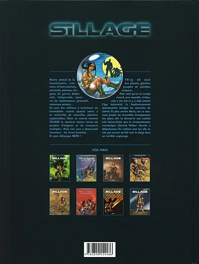 Verso de l'album Sillage Tome 3 Engrenages