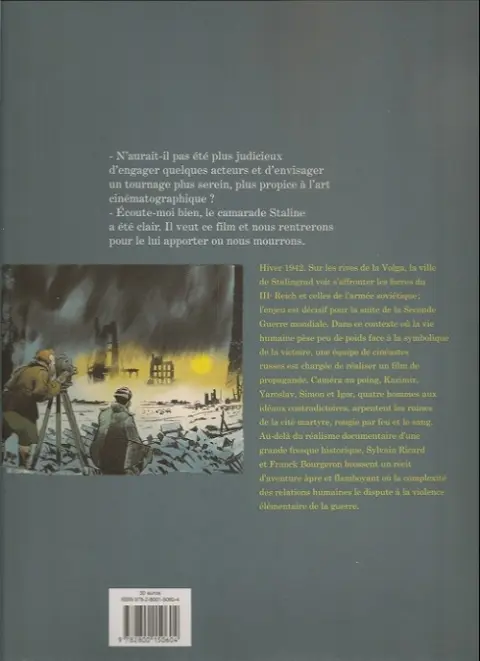 Verso de l'album Stalingrad Khronika Première partie