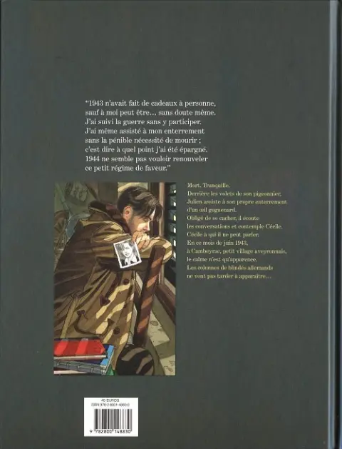 Verso de l'album Le Sursis Intégrale