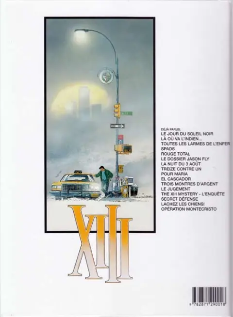 Verso de l'album XIII Tome 2 Là où va l'indien...