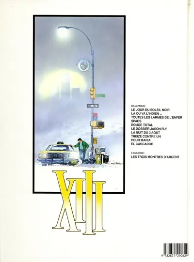 Verso de l'album XIII Tome 7 La nuit du 3 août