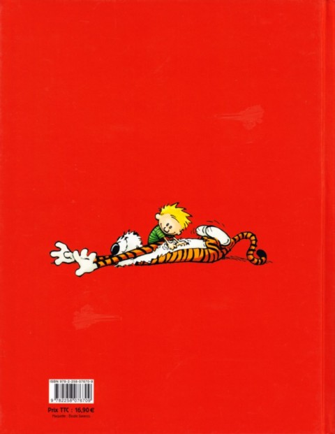 Verso de l'album Calvin et Hobbes Intégrale 9