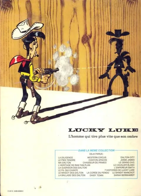 Verso de l'album Lucky Luke Tome 51 Daisy Town