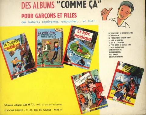 Verso de l'album Sylvain et Sylvette Tome 56 En route pour le Mexique