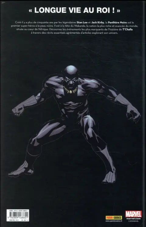 Verso de l'album Black Panther Je suis Black Panther