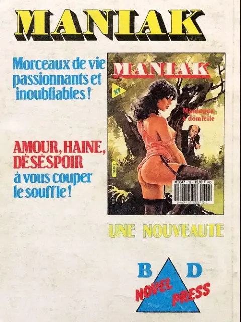 Verso de l'album BD Hard Tome 12 Dessous affriolants