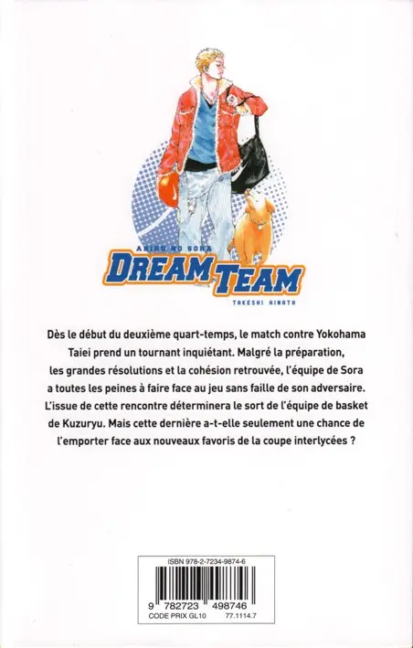Verso de l'album Dream Team 16
